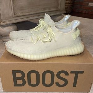 New! YEEZY Boost 350 V2 'Flax' yellow green butter US SIZE men 12
